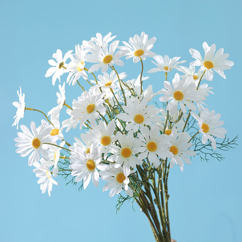 Baby Nursery Decor Ideas - 1/2/3 stuks Daisy kunstbloemen boeket 50