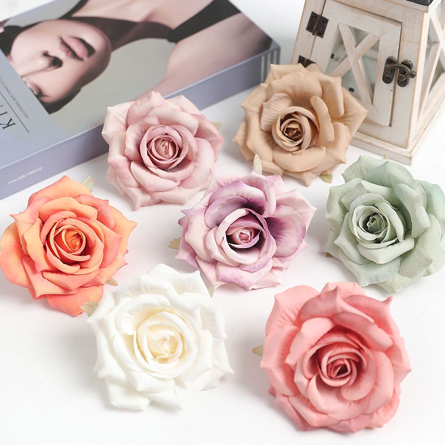Baby Nursery Decor Ideas - 2/5 stuks Rose Kunstzijde Nepbloemen Thuis