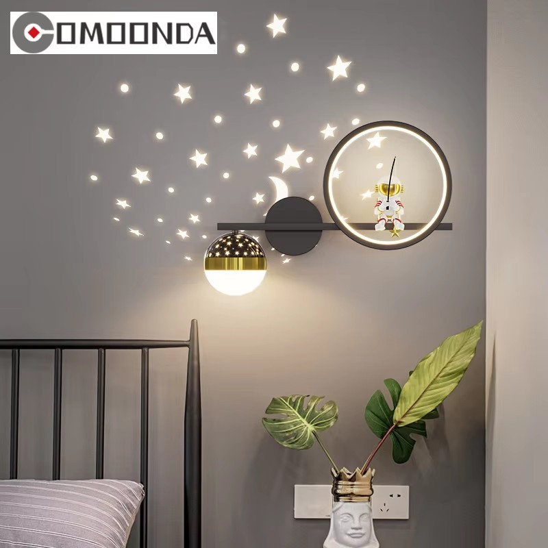 Baby Nursery Wall Lights - Home Decor Ster Projector Wandlamp LED