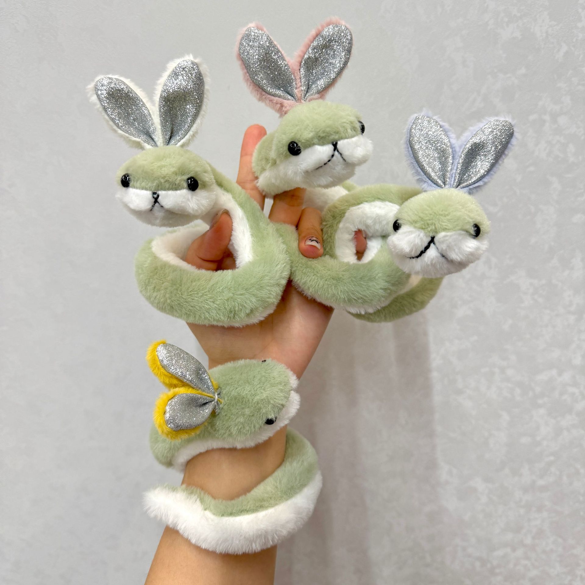 Baby Nursery Green - 37cm Pluche Slangen Ornament Schattig Cartoon