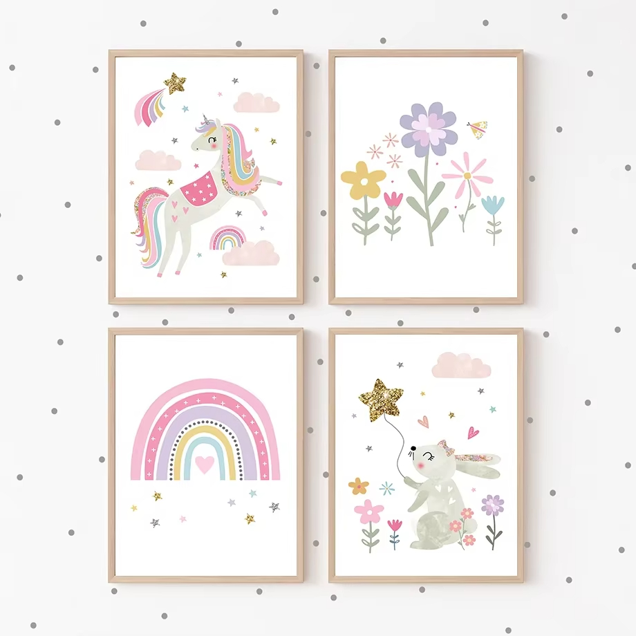 Roze Eenhoorn Konijn Regenboog - Baby Unicorn Nursery recensie en prijs