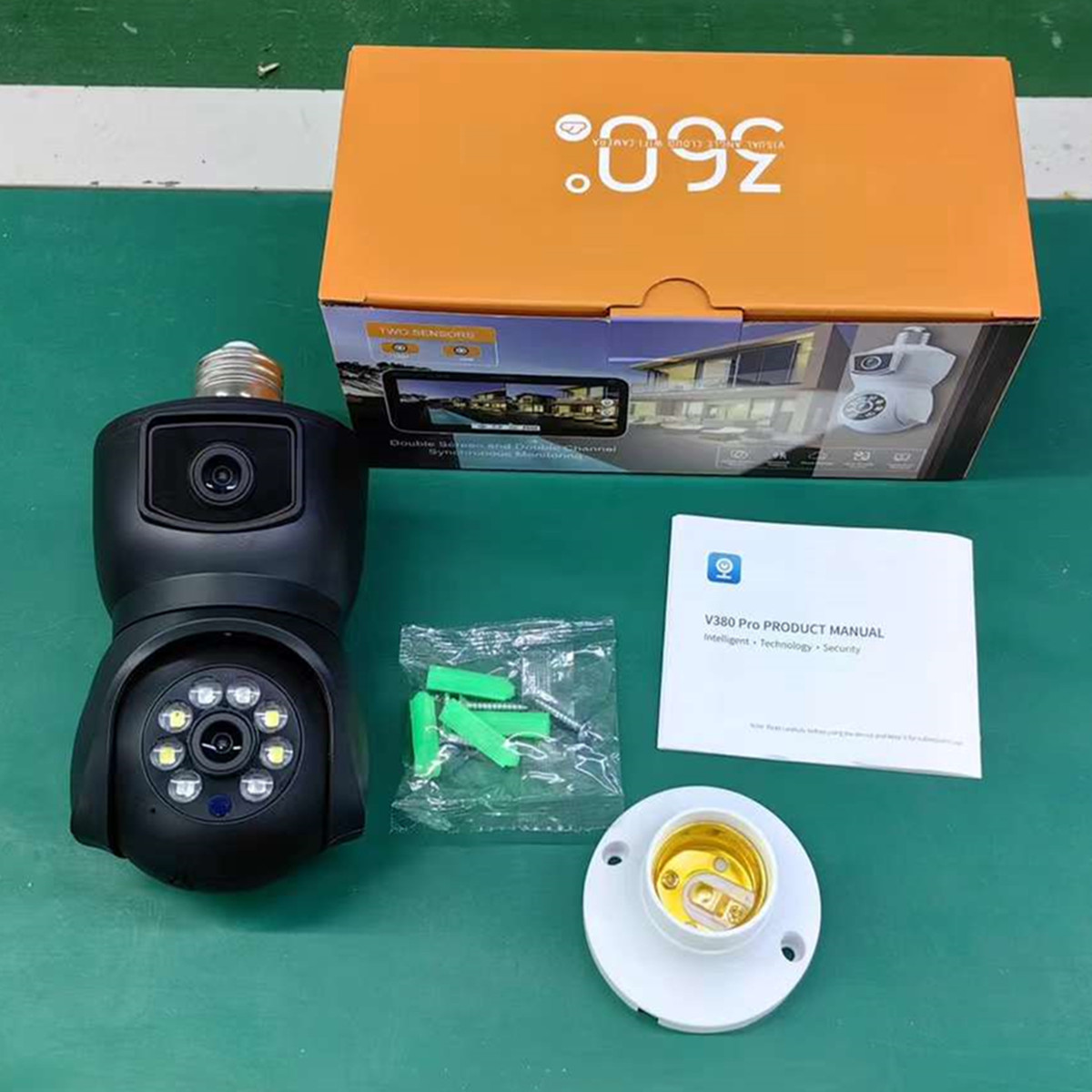 4MP V380/iCam365 APP Dual Lens - Baby Monitor Split Screen recensie en prijs