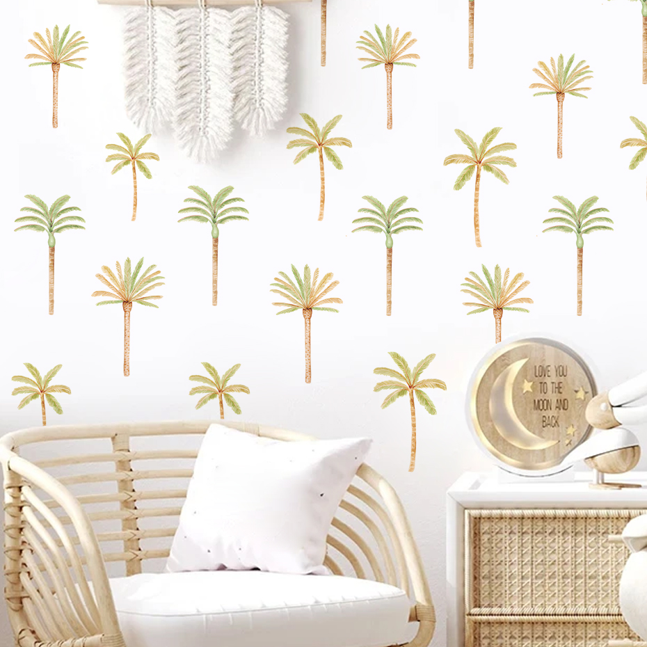 Boho Kokospalm Muursticker Voo - Baby Nursery Decor Ideas recensie en prijs