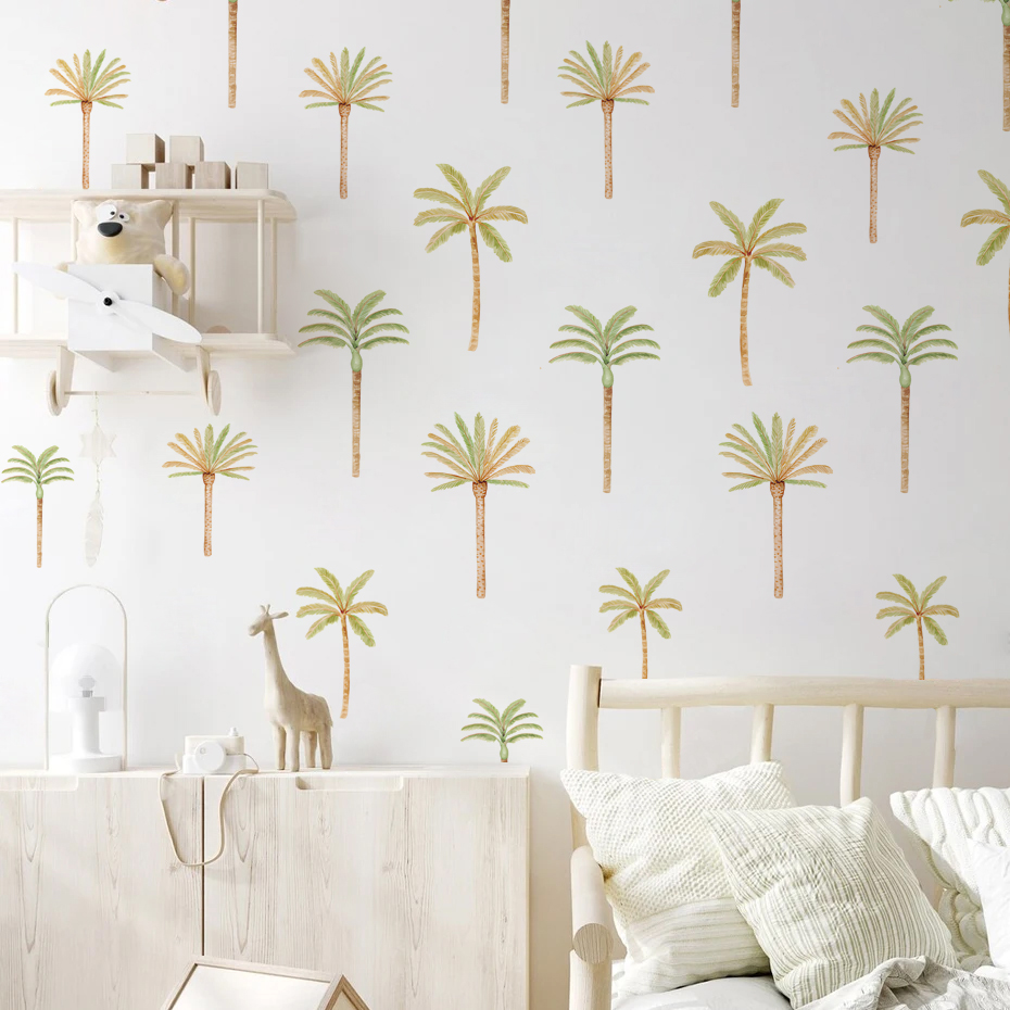 Boho Kokospalm Muursticker Voo - Baby Nursery Decor Ideas recensie en prijs