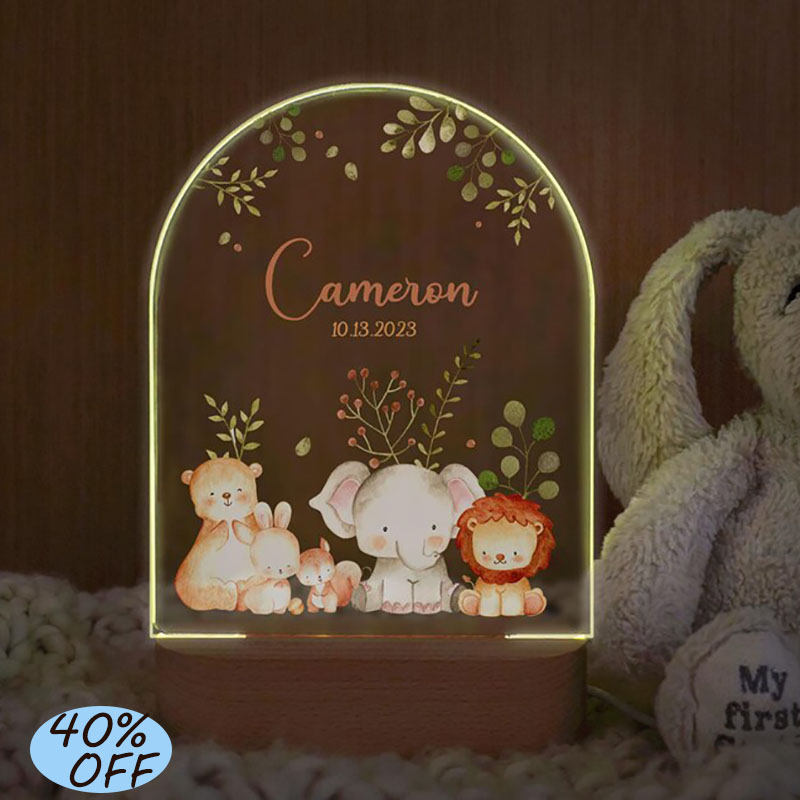 Aangepaste naam baby nachtlamp - Baby Nursery Decor Ideas recensie en prijs