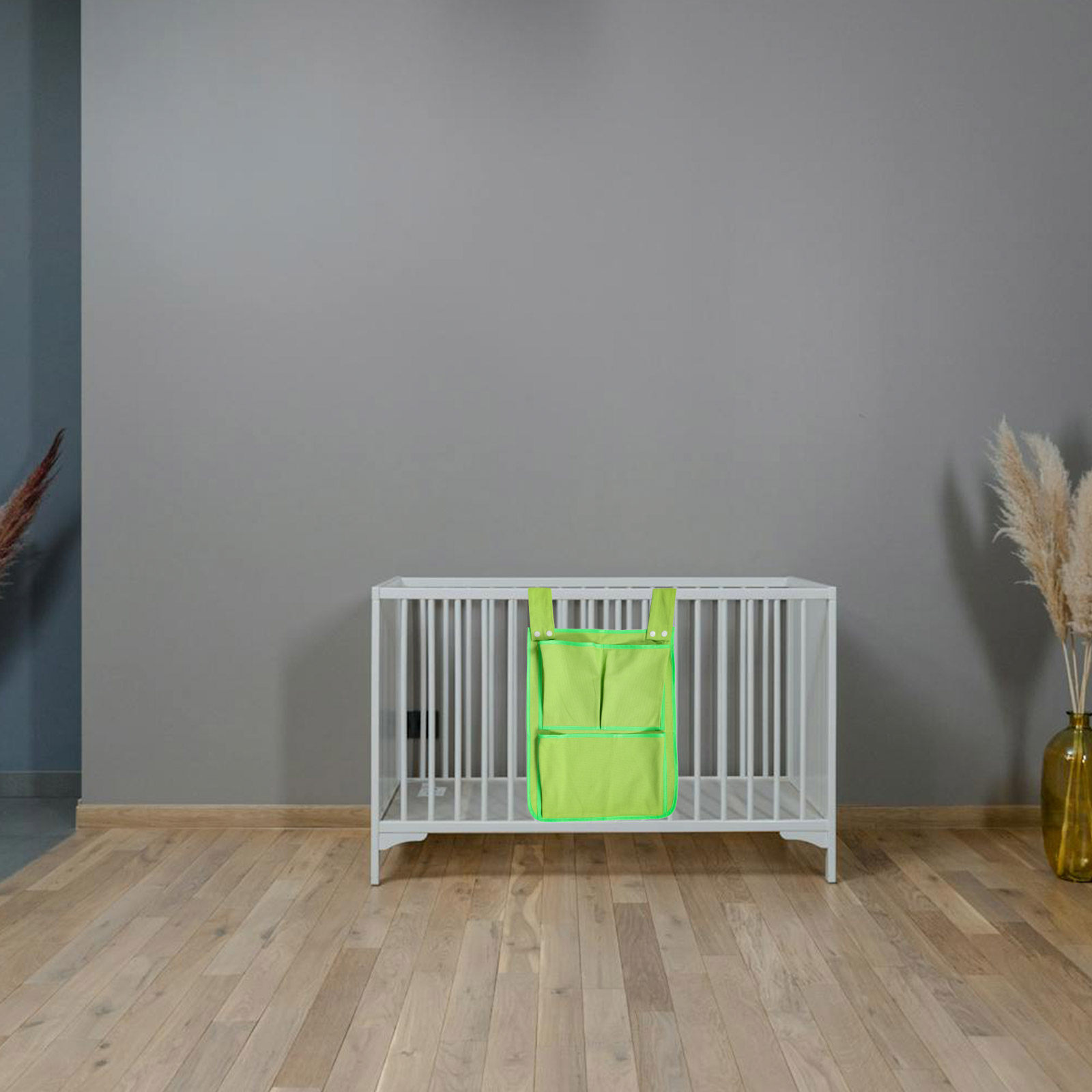 Kleine canvas hangende opbergz - Baby Nursery Green recensie en prijs
