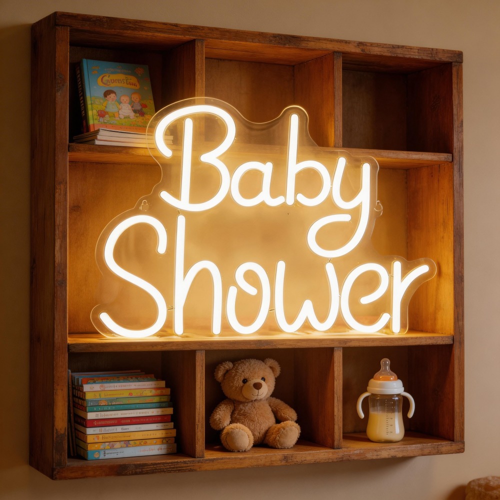 Baby Shower LED Neonborden USB - Baby Nursery Wall Lights recensie en prijs