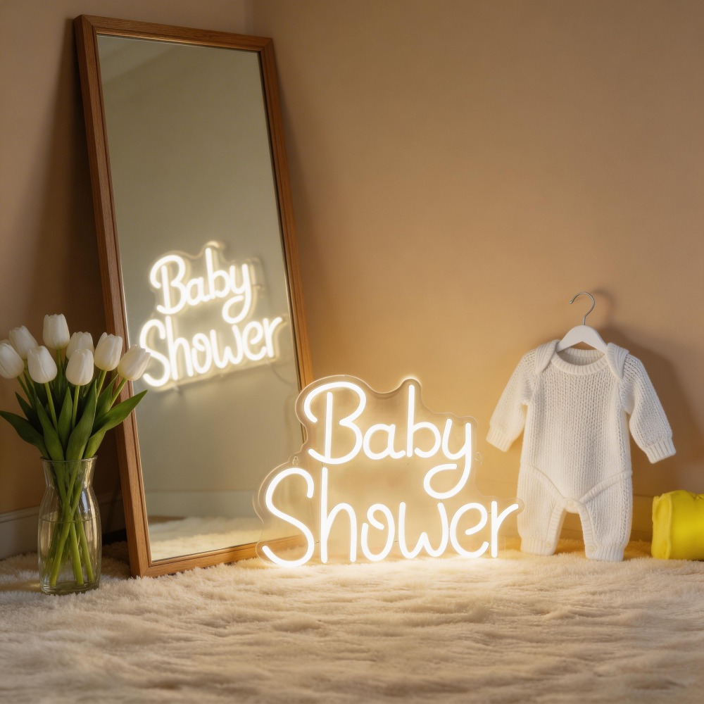 Baby Shower LED Neonborden USB - Baby Nursery Wall Lights recensie en prijs