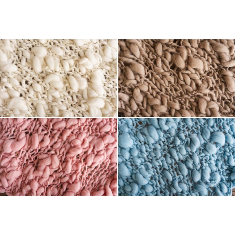 Grof gebreide merino babydeken - Baby Nursery Artwork recensie en prijs