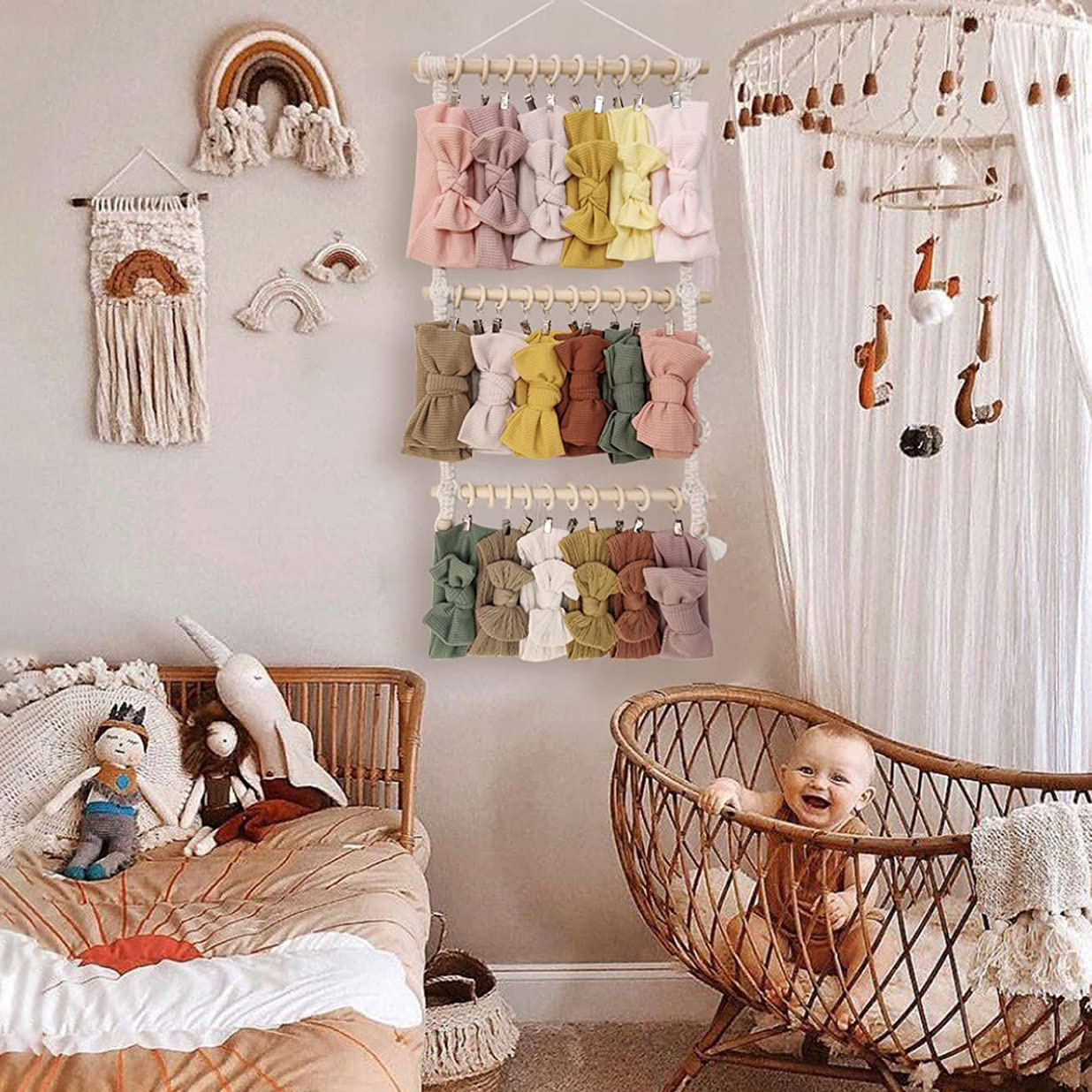 Macrame muur opknoping Boho ho - Baby Nursery Decor Ideas recensie en prijs