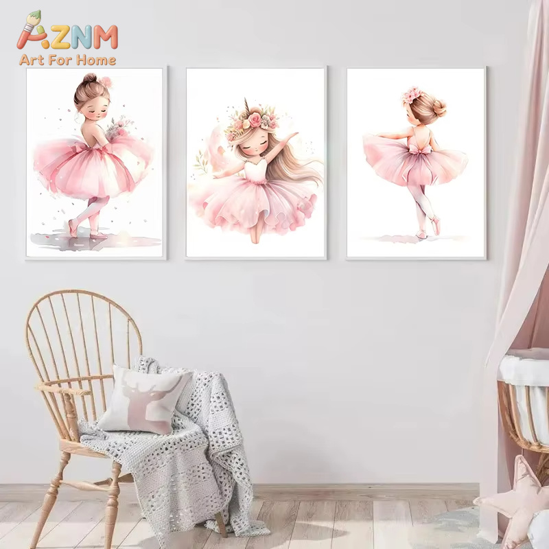 1PC, Roze Ballerina Meisje Een - Baby Unicorn Nursery recensie en prijs