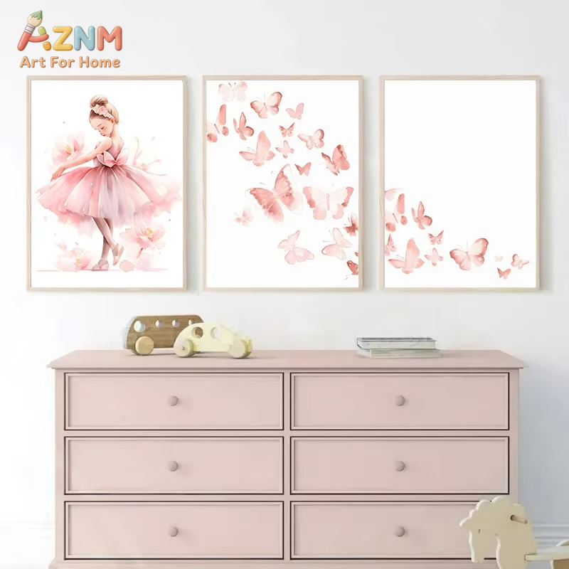 1PC, Roze Ballerina Meisje Een - Baby Unicorn Nursery recensie en prijs