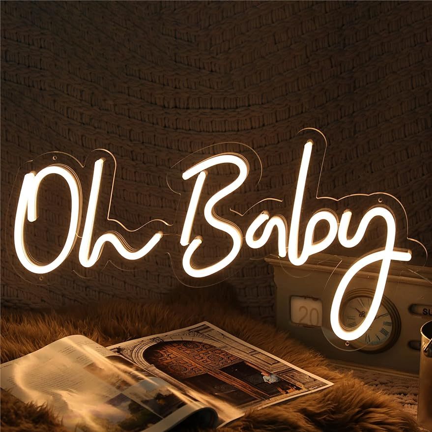 Oh Baby Neon Sign LED Marquee  - Baby Nursery Wall Lights recensie en prijs