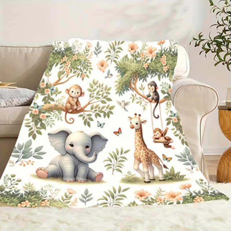 VIKAMA aquarel jungle dier bab - Baby Nursery Animal Prints recensie en prijs