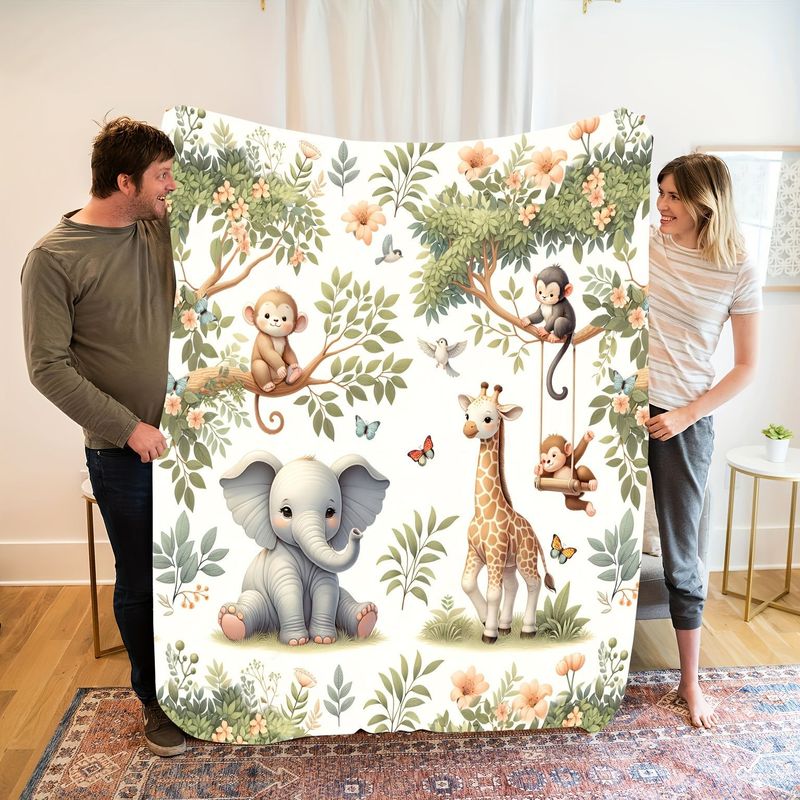 VIKAMA aquarel jungle dier bab - Baby Nursery Animal Prints recensie en prijs