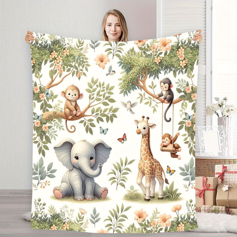 VIKAMA aquarel jungle dier bab - Baby Nursery Animal Prints recensie en prijs