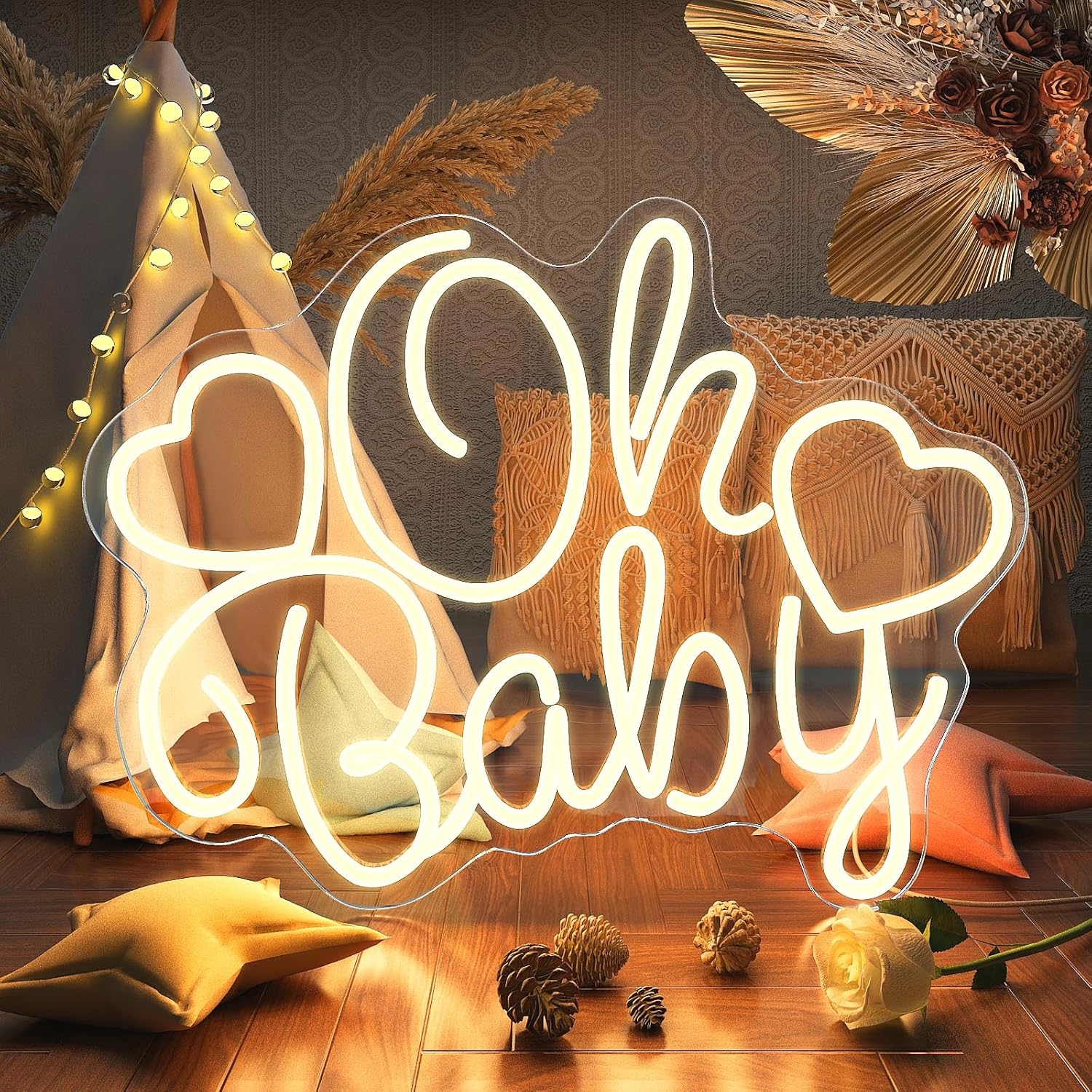 Oh Baby Neonbord LED Marquee L - Baby Nursery Wall Lights recensie en prijs