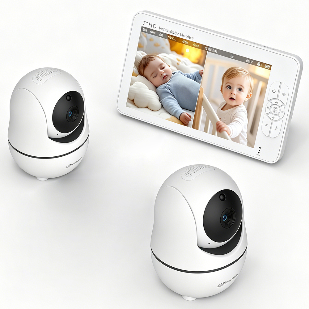 7 inch HD Split Screen Babyfoo - Baby Monitor Split Screen recensie en prijs