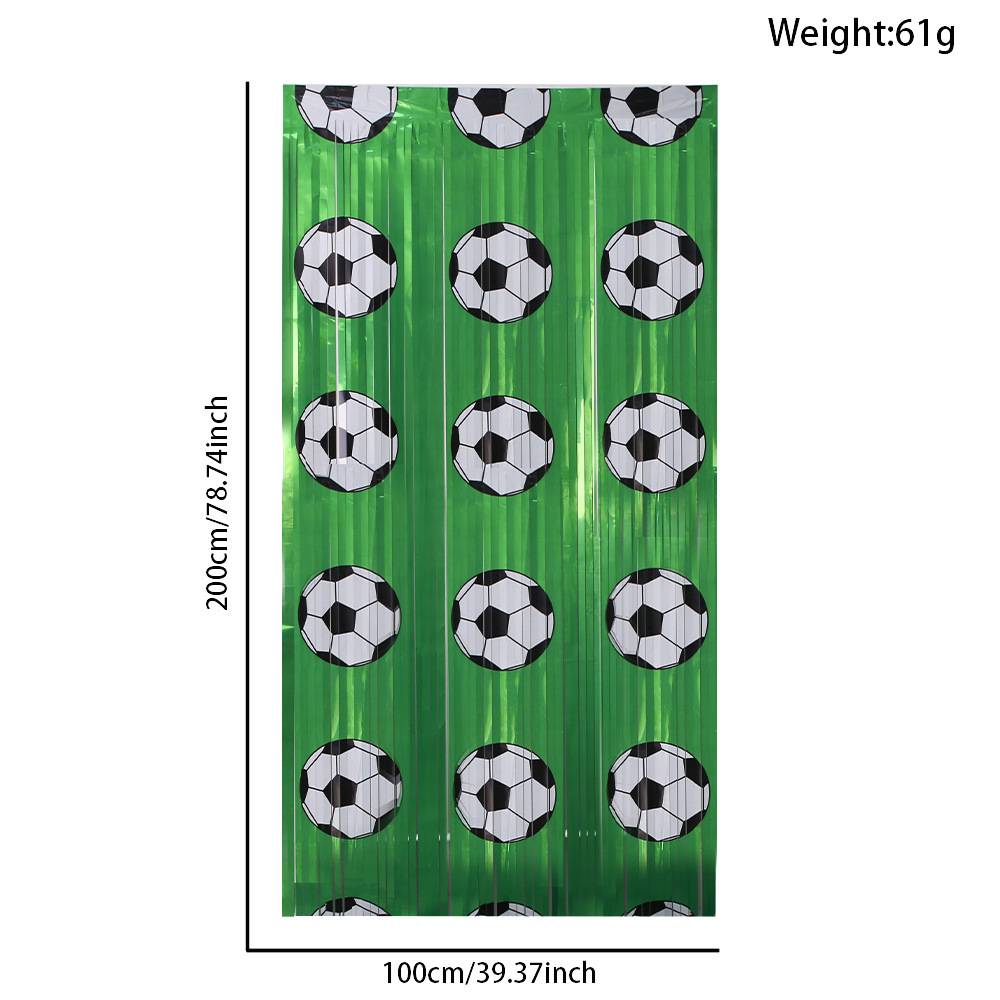 1x2m Groene Voetbal Achtergron - Baby Nursery Green recensie en prijs