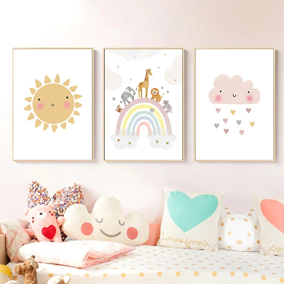 Giraffe Olifant Heteluchtballo - Baby Nursery Fabric recensie en prijs