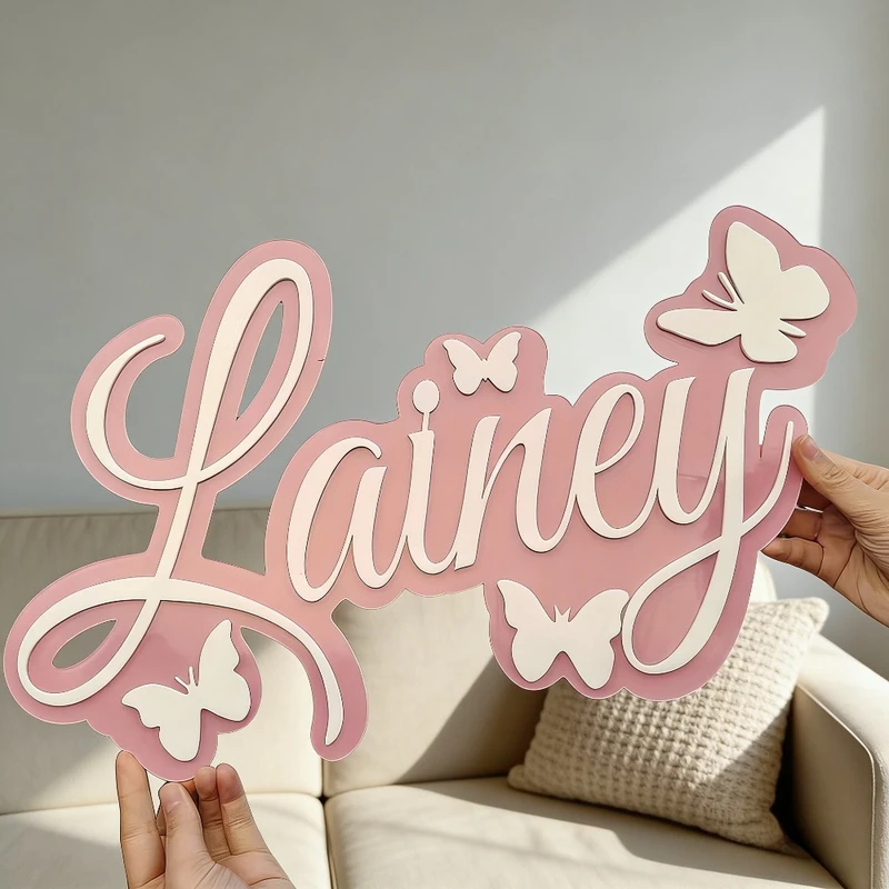 Gepersonaliseerde baby-naambor - Baby Nursery Decor recensie en prijs