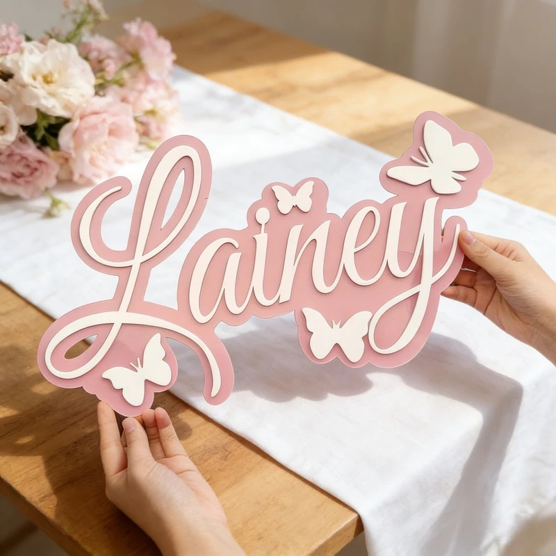 Gepersonaliseerde baby-naambor - Baby Nursery Decor recensie en prijs