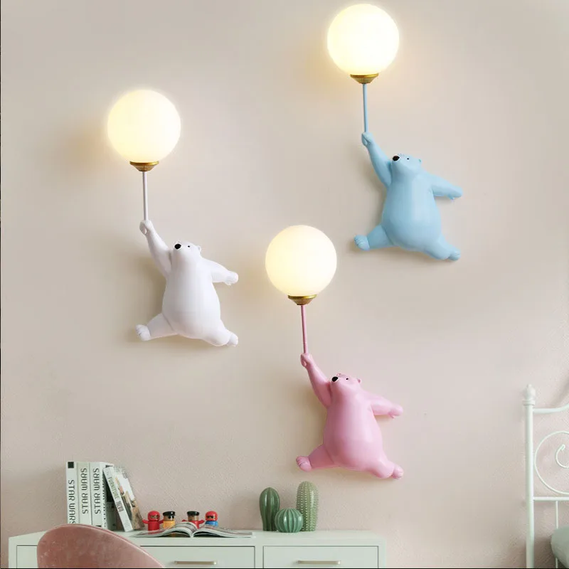 Cartoon Ijsbeer LED Blaker Lic - Baby Nursery Wall Lights recensie en prijs