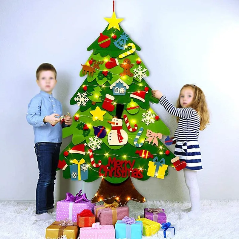 DIY vilten kerstboom voor peut - Baby Nursery Wall Lights recensie en prijs