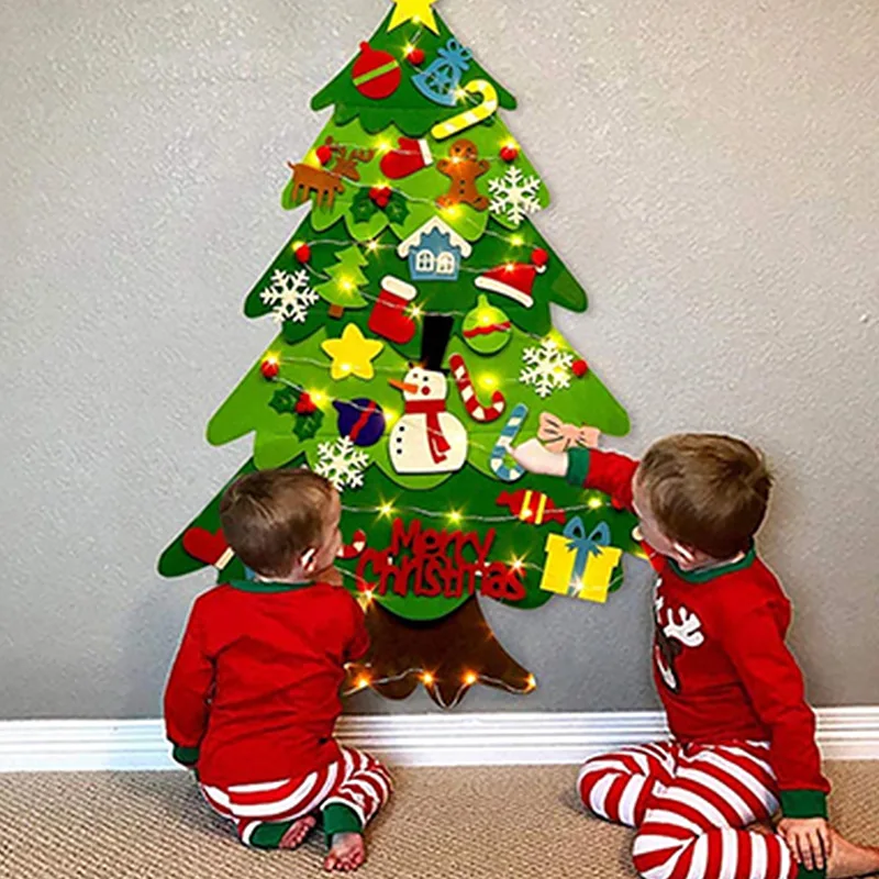 DIY vilten kerstboom voor peut - Baby Nursery Wall Lights recensie en prijs