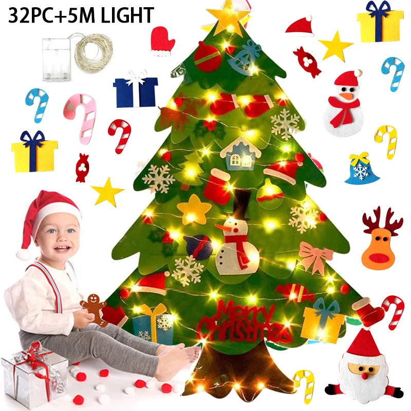 DIY vilten kerstboom voor peut - Baby Nursery Wall Lights recensie en prijs