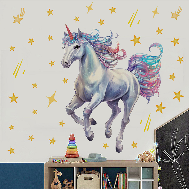 Cartoon Meteoor Regenboog Eenh - Baby Unicorn Nursery recensie en prijs