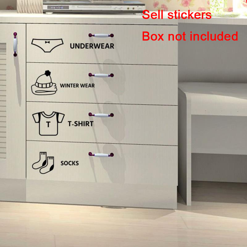 Kinderkamer organizer stickers - Baby Nursery Drawers recensie en prijs