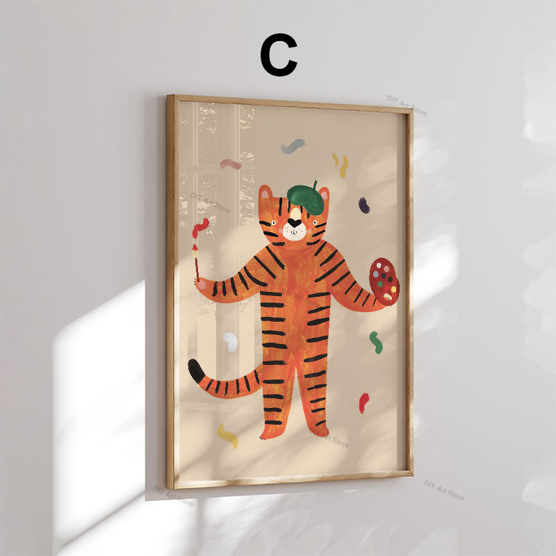 Grappige cartoon dieren kinder - Baby Nursery Fabric recensie en prijs
