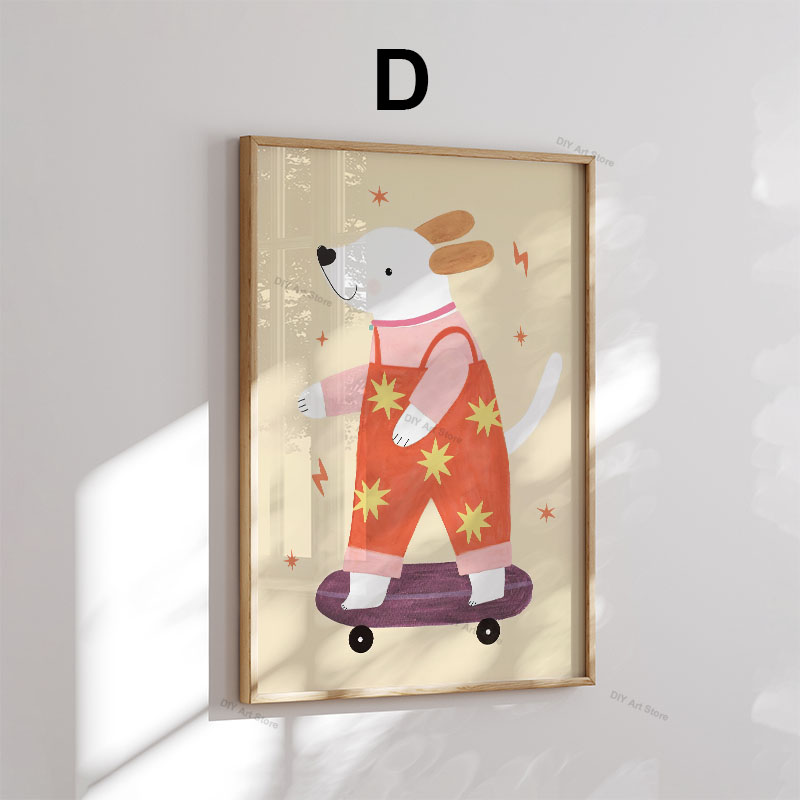 Grappige cartoon dieren kinder - Baby Nursery Fabric recensie en prijs