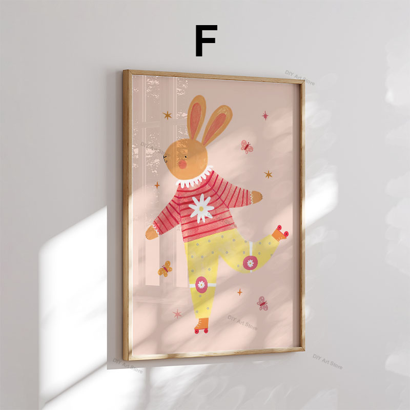 Grappige cartoon dieren kinder - Baby Nursery Fabric recensie en prijs