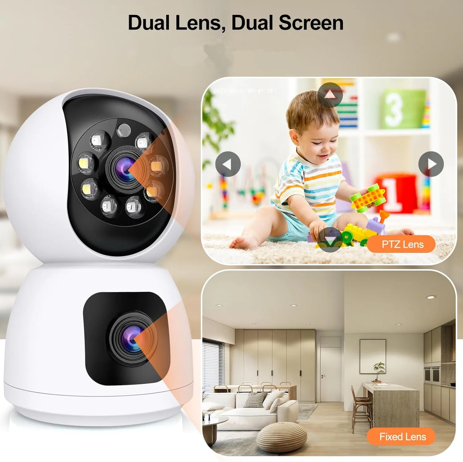 Tuya 4K 8MP HD WiFi Camera Ind - Baby Monitor Split Screen recensie en prijs