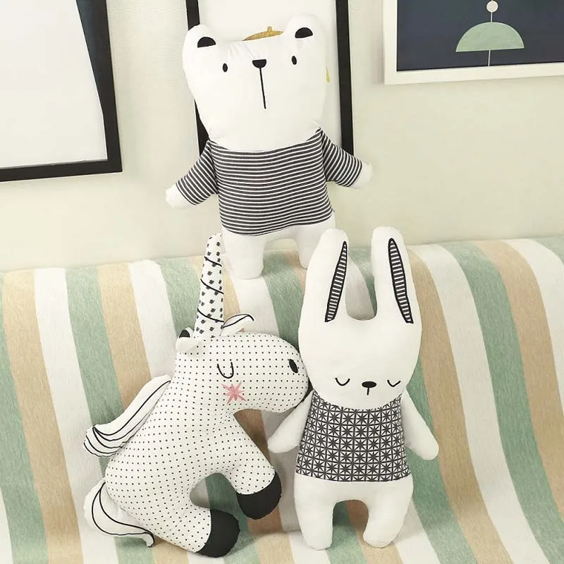 Katoenen knuffelpop konijn bee - Baby Unicorn Nursery recensie en prijs