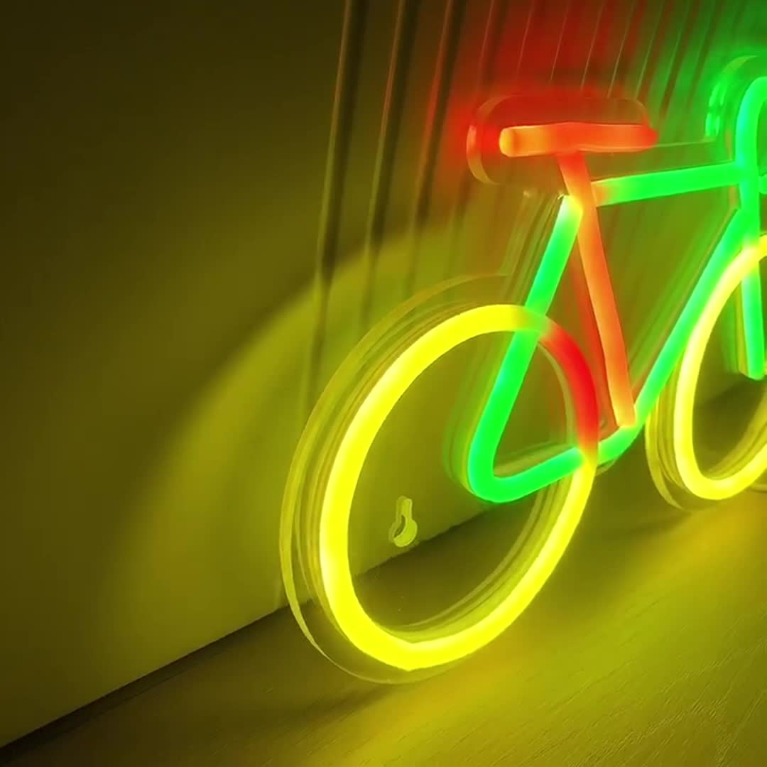 Fiets Led Neon Bord, Voor Muur - Baby Nursery Wall Lights recensie en prijs