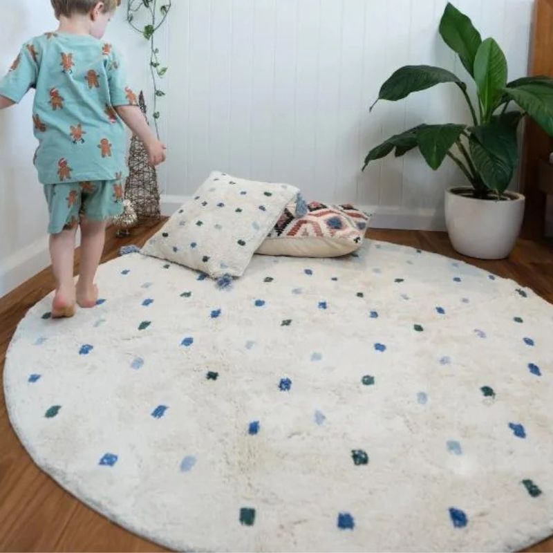 Dot Fluffy Tapijt Woonkamer Ro - Baby Nursery Fabric recensie en prijs