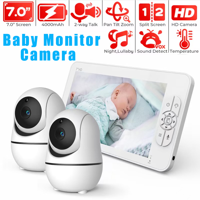 7 Inch Babyfoon Split Screen 1 - Baby Monitor Split Screen recensie en prijs