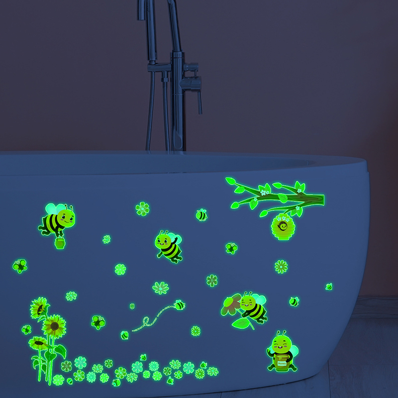 Groene lichtgevende bij bloem  - Baby Nursery Green recensie en prijs