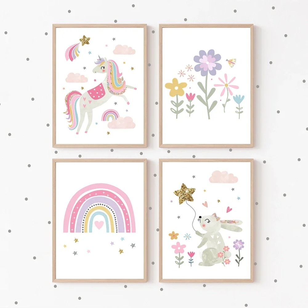 Roze Eenhoorn Konijn Regenboog - Baby Unicorn Nursery recensie en prijs