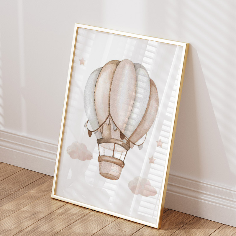 Leuke Olifant Hot Ballon Maan  - Baby Nursery Animal Prints recensie en prijs