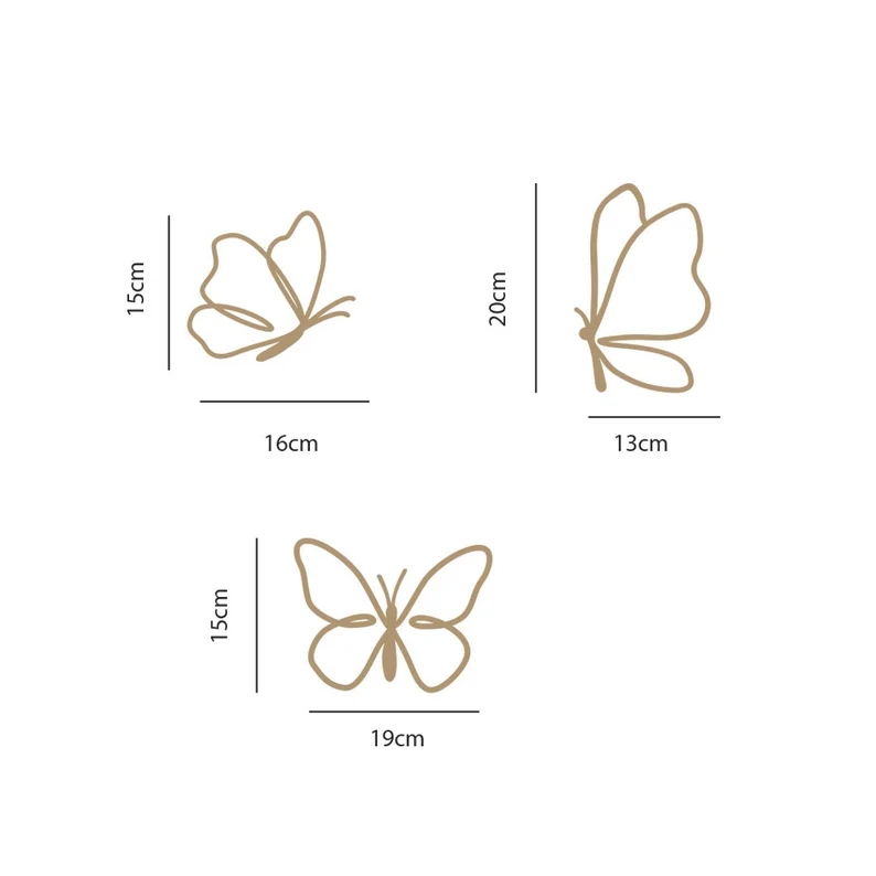 Houten Vlinderbord, Houten Wan - Baby Nursery Artwork recensie en prijs