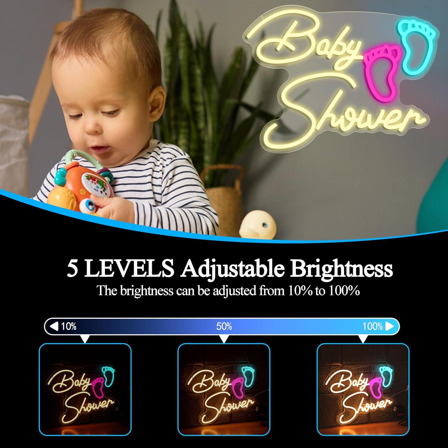 Baby Shower Neonbord USB Dimba - Baby Nursery Wall Lights recensie en prijs