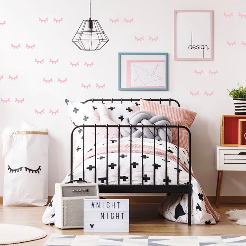 Kinderkamer Decoratie Wimper M - Baby Nursery Decor Ideas recensie en prijs