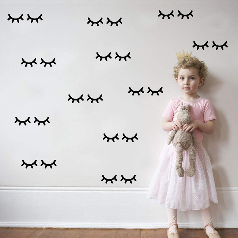 Kinderkamer Decoratie Wimper M - Baby Nursery Decor Ideas recensie en prijs