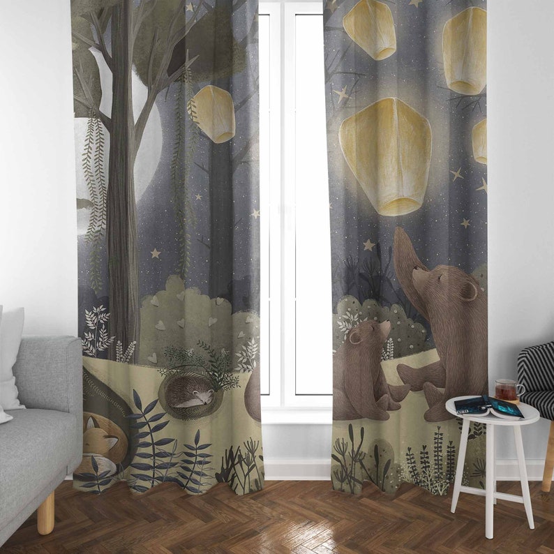 Woodland Kinderkamer Gordijnen - Baby Nursery Youtube recensie en prijs