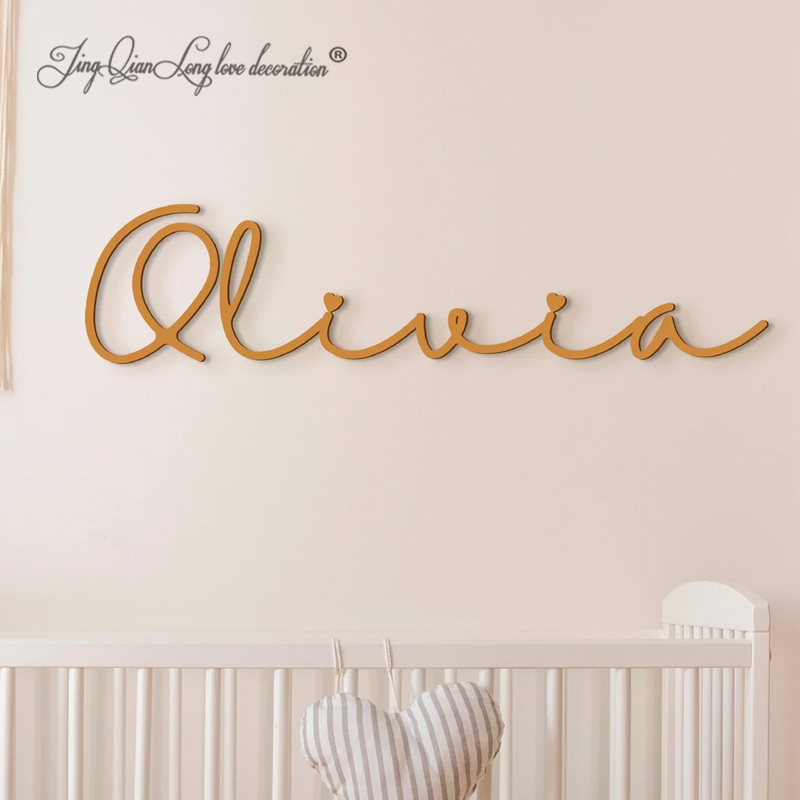 Aangepaste houten babynaamplaa - Baby Nursery Artwork recensie en prijs