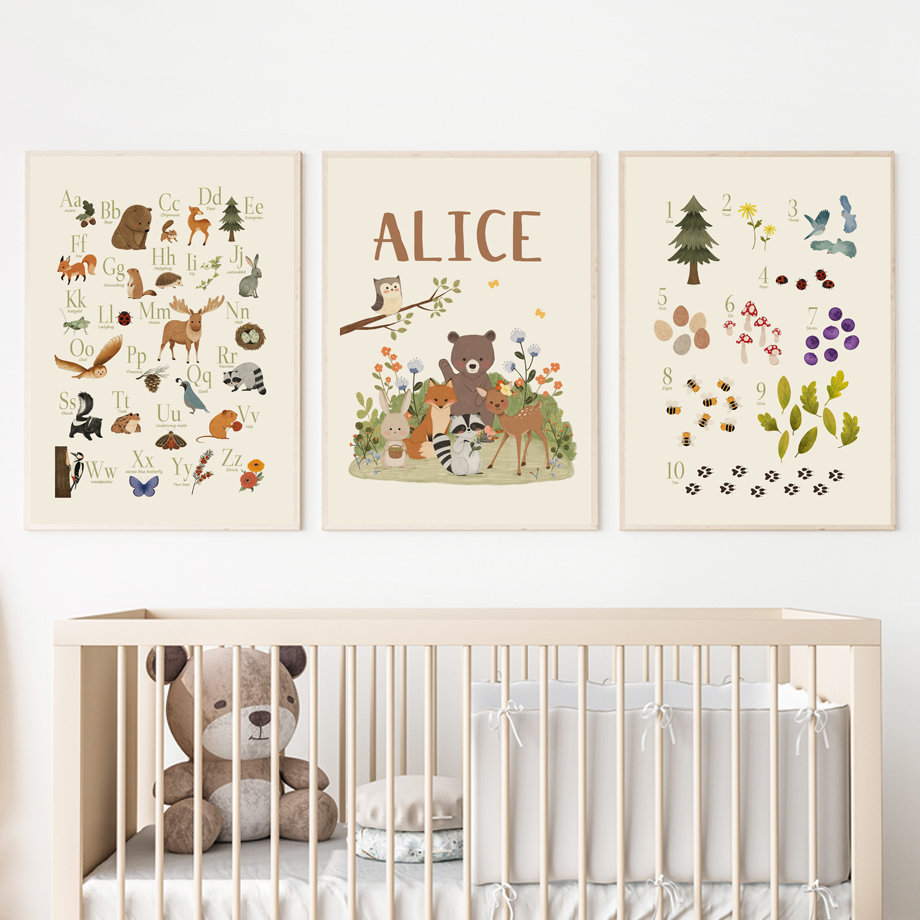 1 stuk frameloos schattig koni - Baby Nursery Animal Prints recensie en prijs
